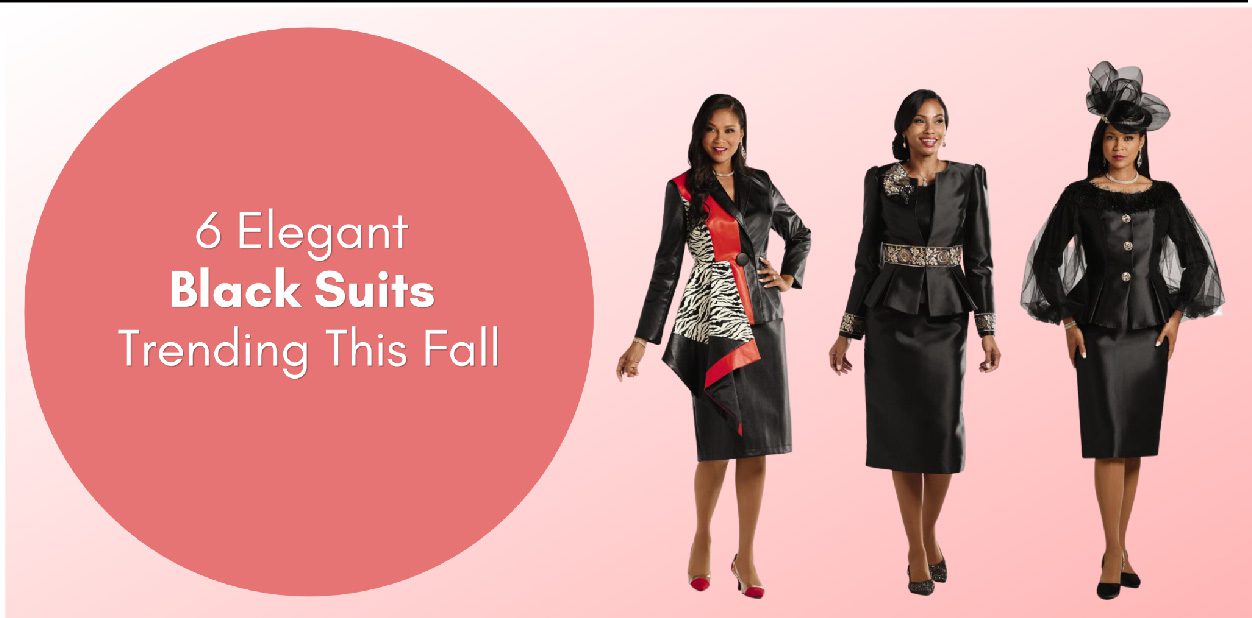 6 Elegant Black Suits Trending This Fall