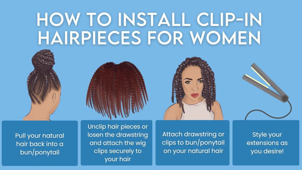 clip in hair extensions installation