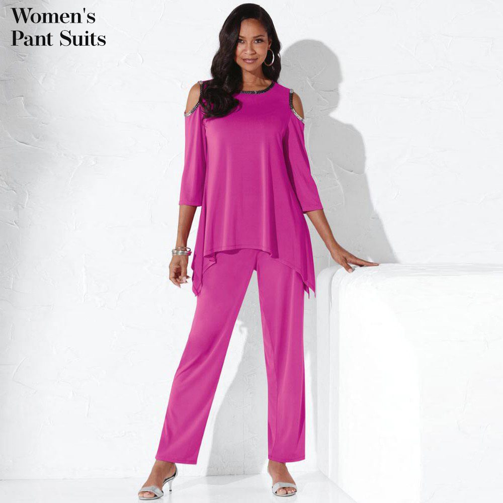 dressy pant suits for women