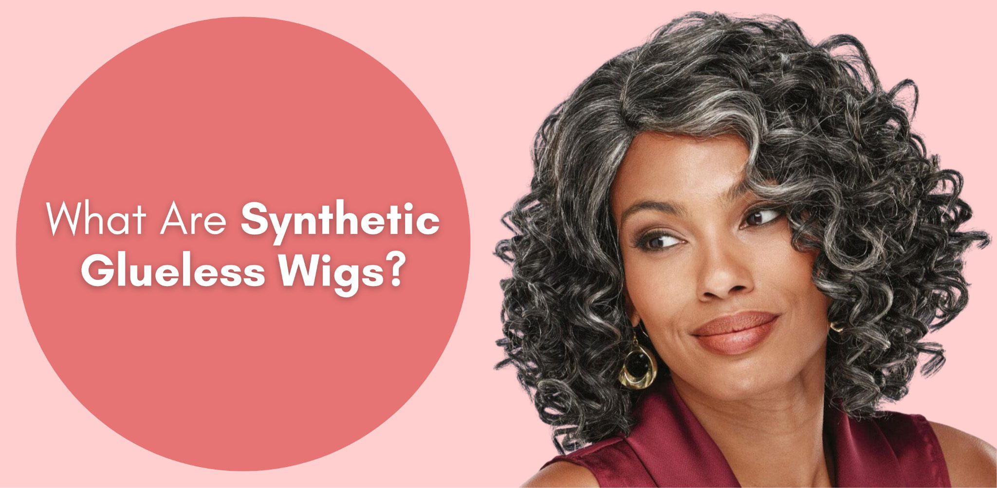 what are synthetic glueless wigs